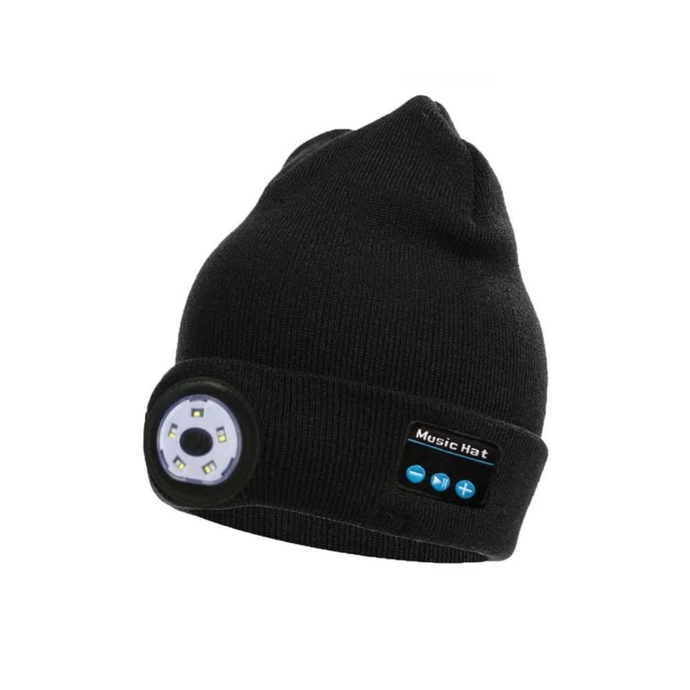 Bluetooth 5.0 LED Beanie Hat with Music Speakers