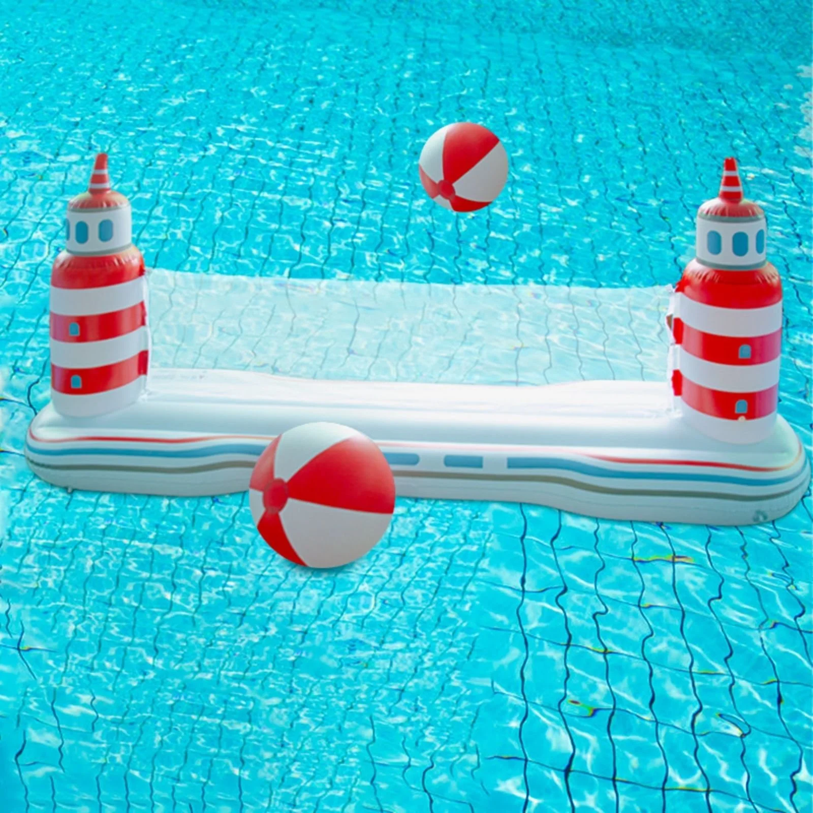 SplashZone Inflatable Pool Volleyball Set