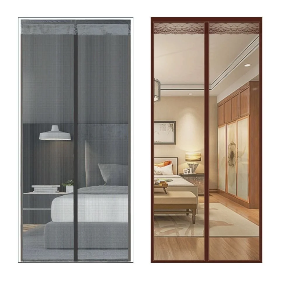 Extra Durable Mesh Curtain Magnetic Fly Screen Door Mosquito Netting