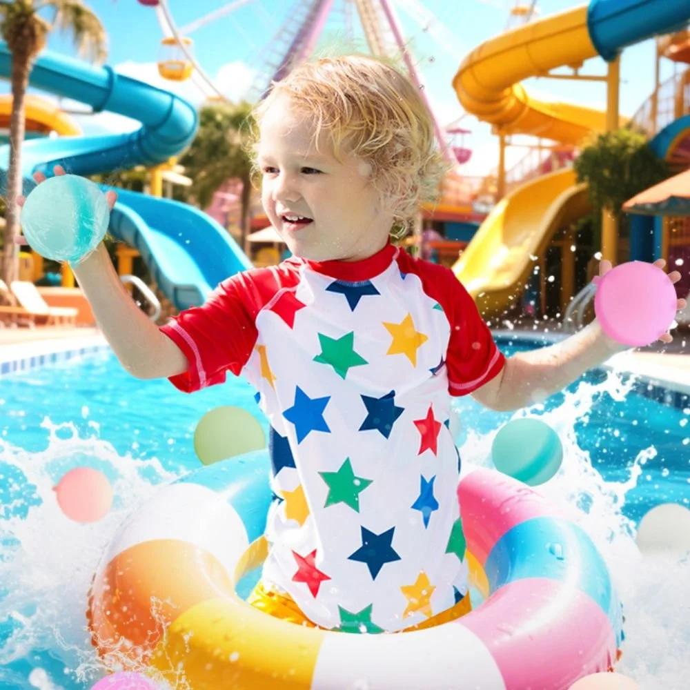 12 Pcs Reusable Water Balloons 12Pcs Silicone Ball