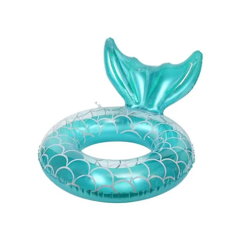 Inflatable Mermaid Tail Swimming Pool Ring