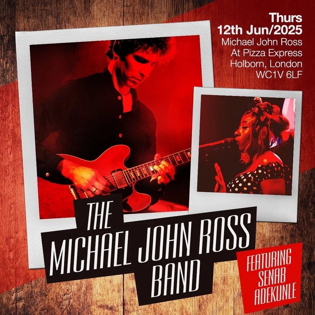 This is going to be awesome! @michaelrossguitar at @pizzaexpresslive Holborn next Thursday. The Great Guitarist's Songbook. Featuring @senabmusic, @never2mudge, @chrisnickollsmusic