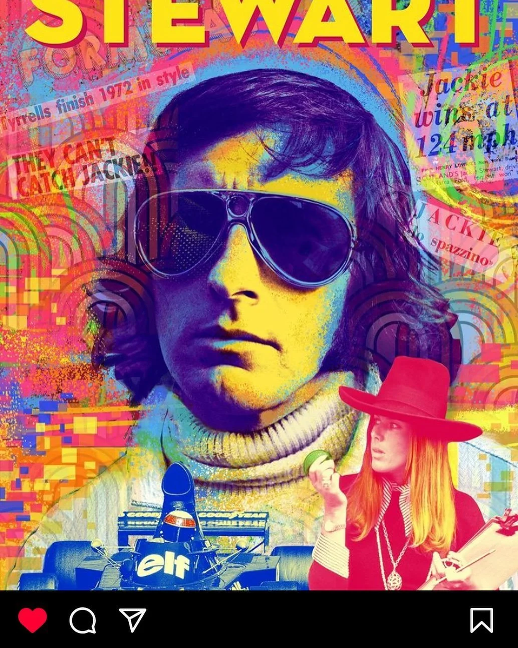 I had the pleasure of playing bass on the fantastic score by @chrisroemusic for this documentary about Jackie Stewart. What a glamorous but deadly time to be an F1 driver!