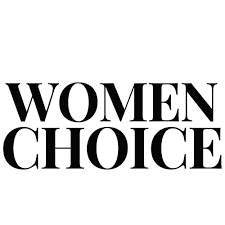 Text that reads 'Women Choice' in bold black letters.