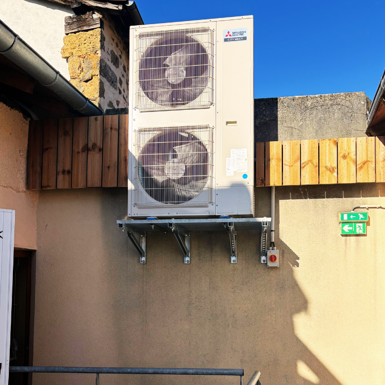 Installation de la PAC (Unité Extérieure)