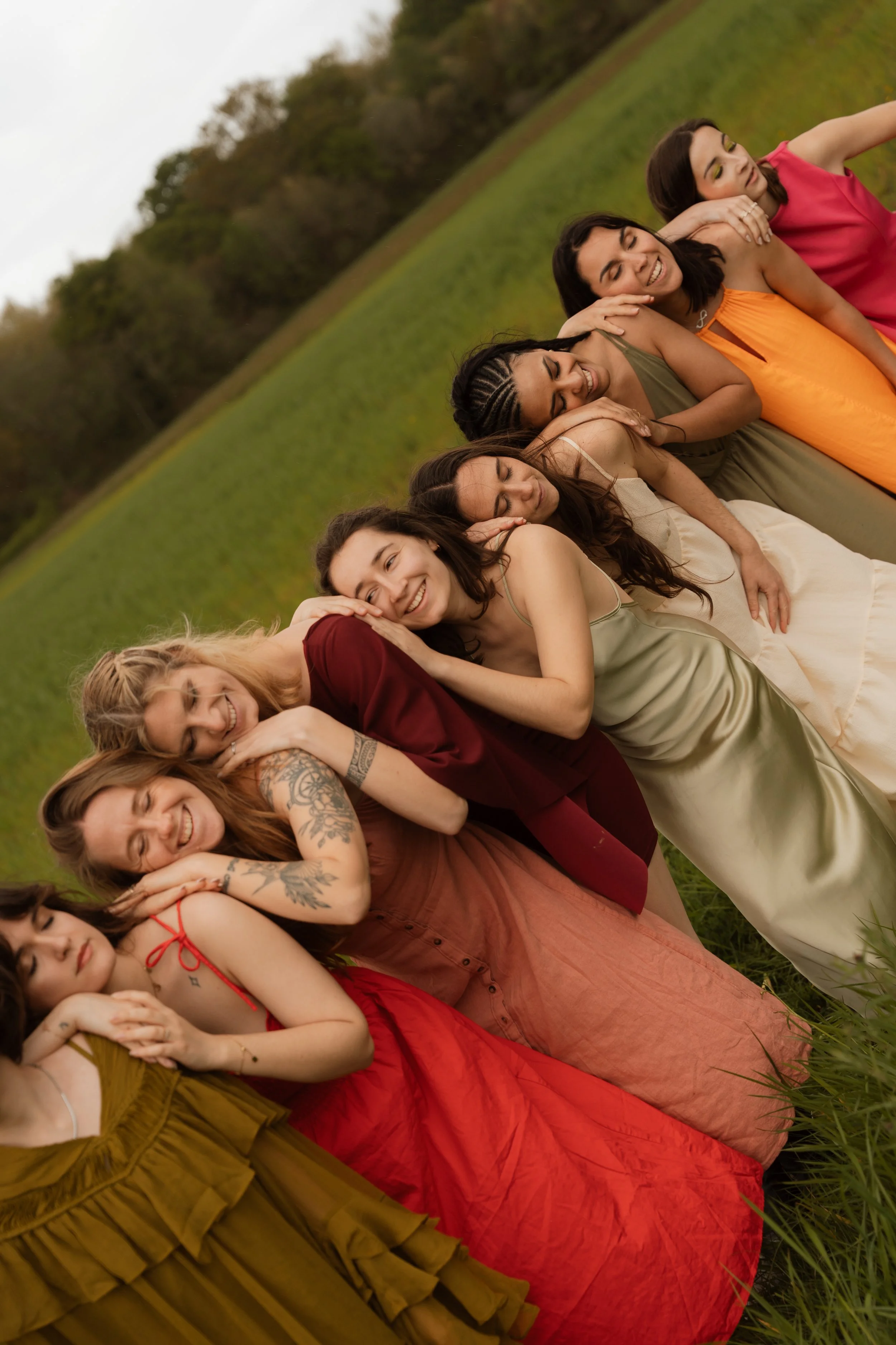 groupe de femmes, séance photo entre amies, photographe dans les Landes et Pays Basque