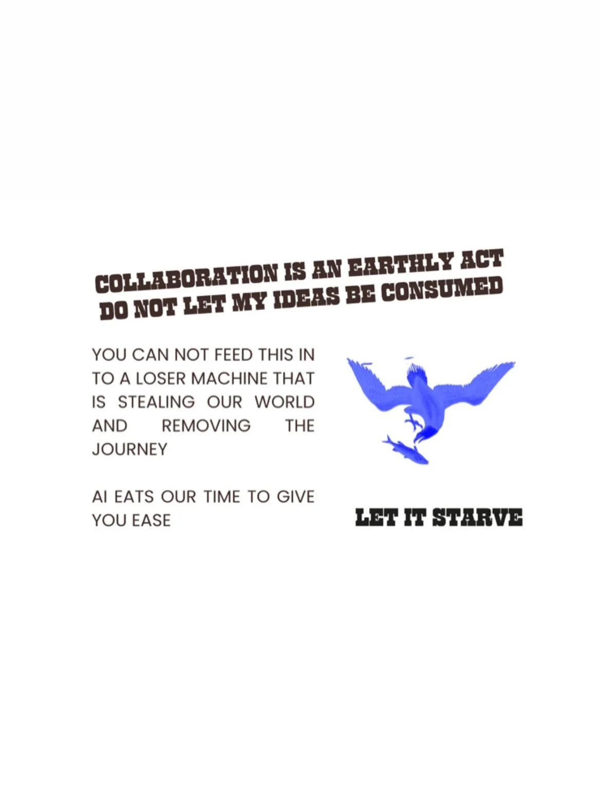 &lsquo;on&rsquo; an online open residency &lsquo;2000 Digital Sheep&rsquo; atm hosted by @nojobsinthearts  where we are talking about AI. 
My studio is a google doc 

can you tell my stance? 
All imagery are scans of physical media or from the image 