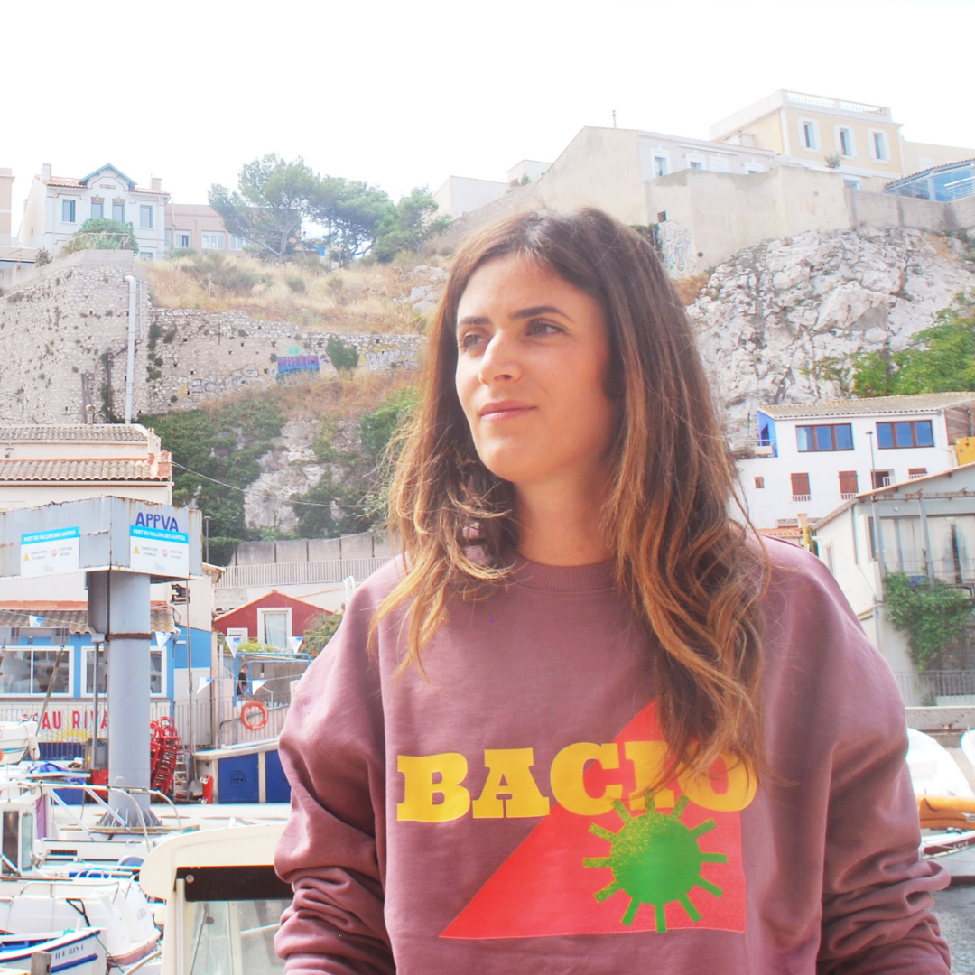 Le sweat Bacio Terra cotta