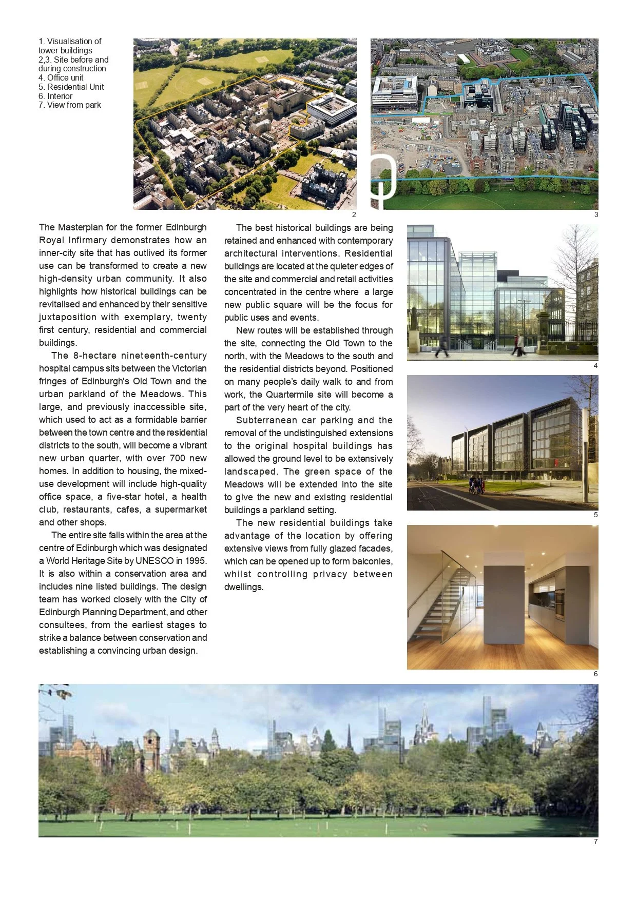 Quartermile Masterplan, Edinburgh, 2001