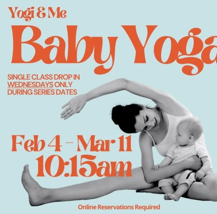 You can drop in to our weekly Yogi &amp; Me baby yoga class, Wednesdays at 10:15am led by Kay Maynard 💗 @babyyoganewtownct 

Purchase a baby yoga drop in pass and choose the week you can attend! Need to reschedule? No problem! Rebook the class up to