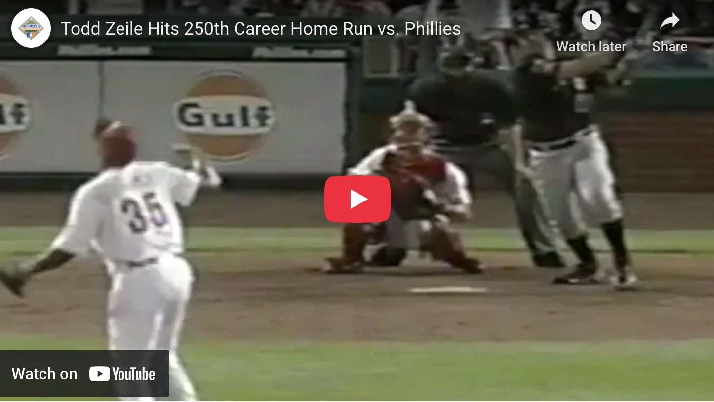 Todd Zeile 250th Career home run