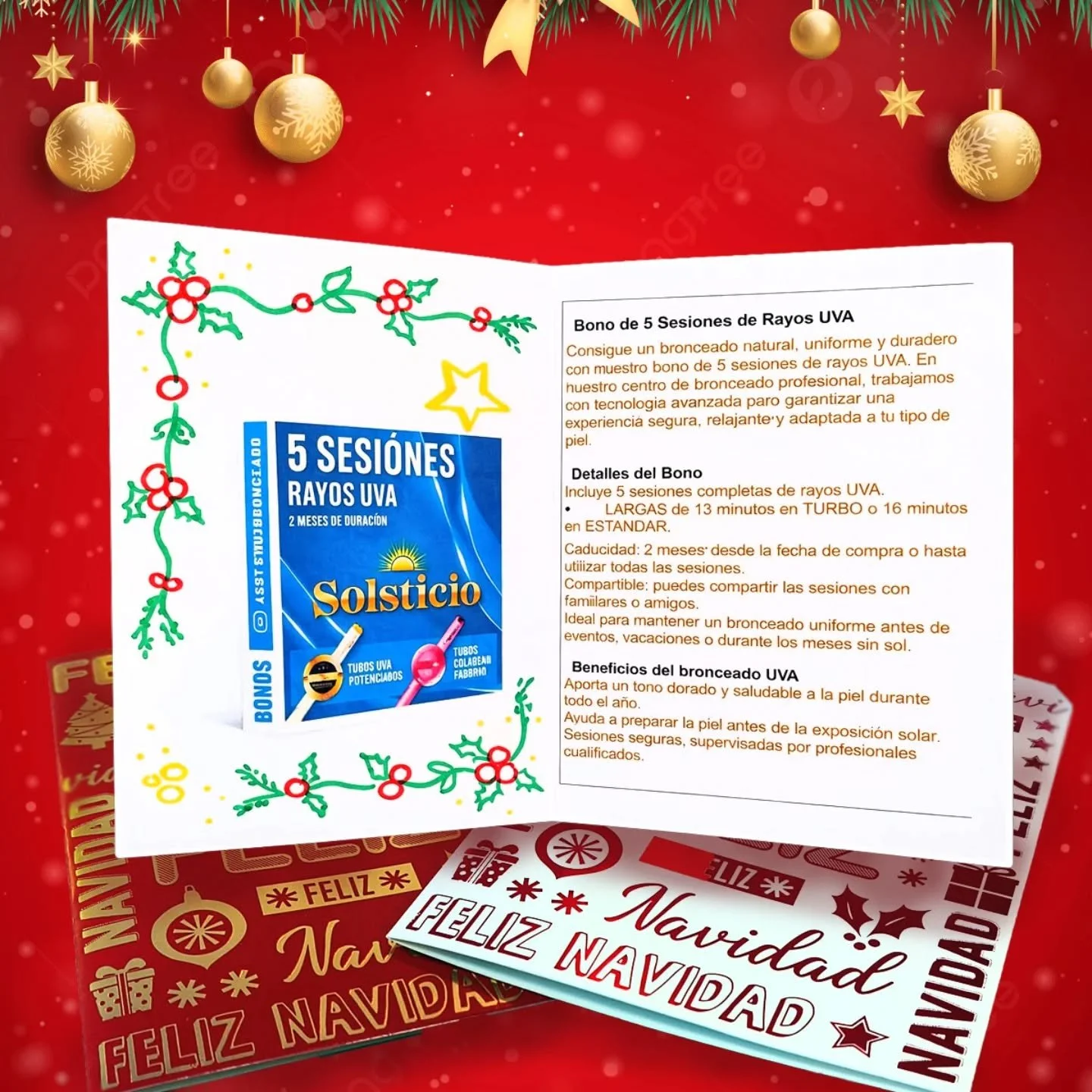Est&aacute; navidad regala Bonos de Rayos UVA a esas personas que disfrutan tanto el  bronceado
