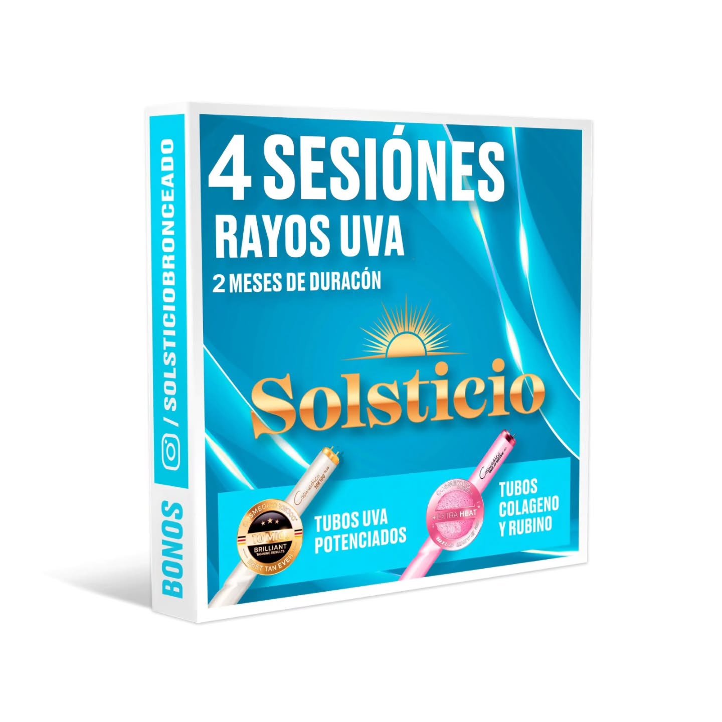 Bono de 4 Sesiones de Rayos UVA 

Consigue un bronceado natural, uniforme y duradero con nuestro bono de 4 sesiones de rayos UVA. En nuestro centro de bronceado profesional, trabajamos con tecnolog&iacute;a avanzada para garantizar una experiencia se