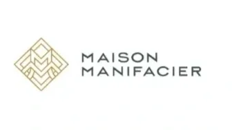 Logo de la Maison Manificier, avec un symbole géométrique et le nom de la marque.