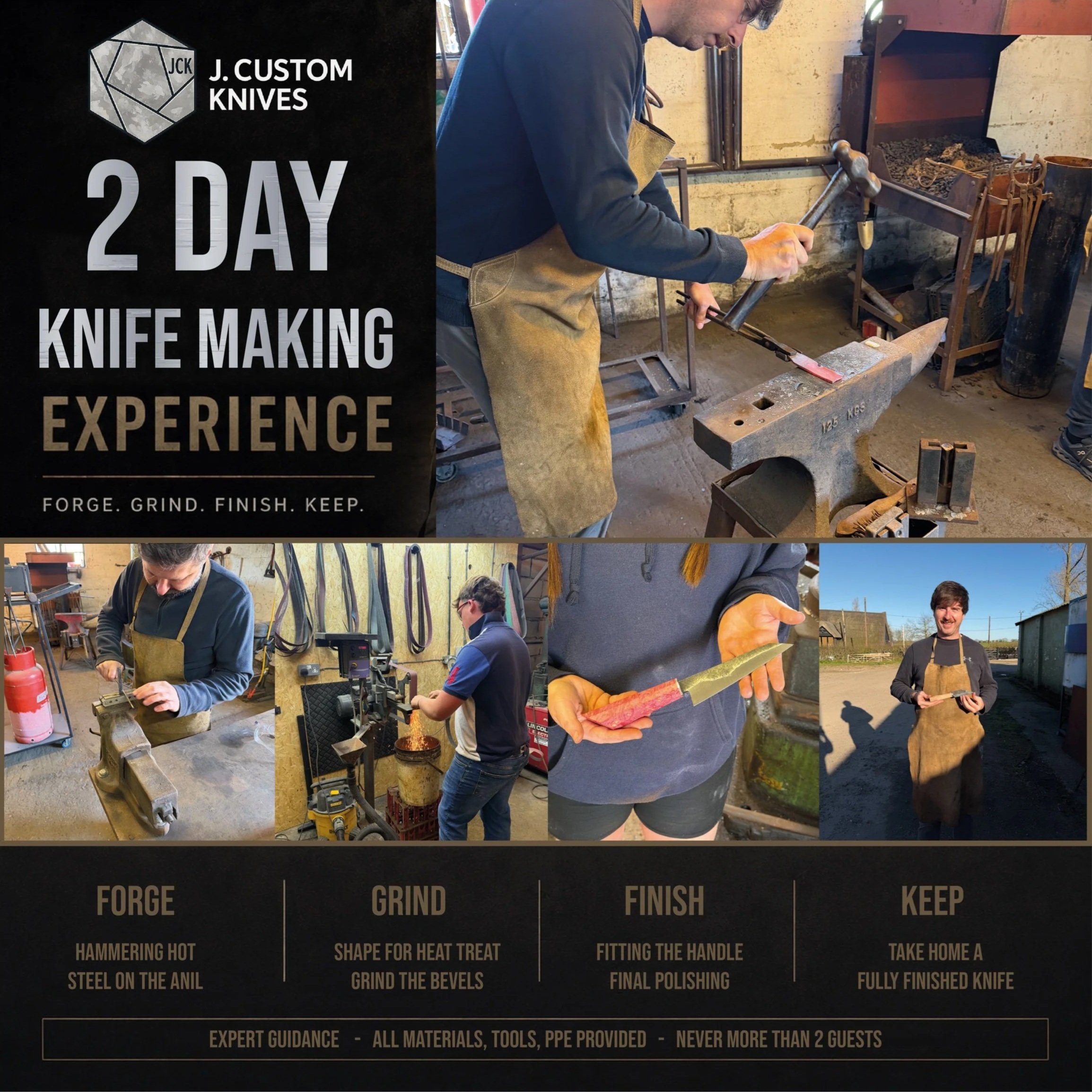 2 Day Chef’s Knife Making Experience