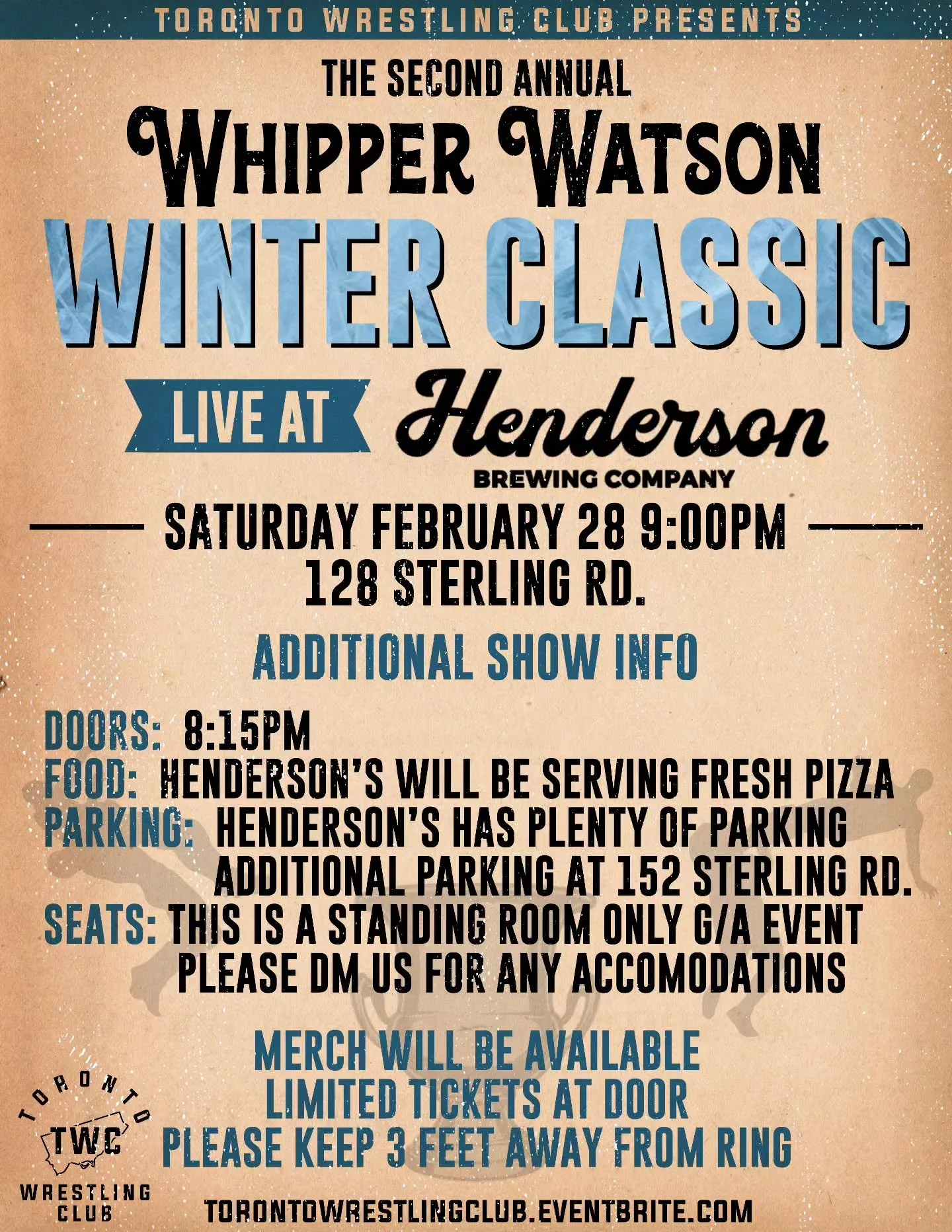We can't wait to see everyone back at @hendersonbrewing tomorrow for our show!

See you soon! ✌️❤️🤼&zwj;♂️❄️