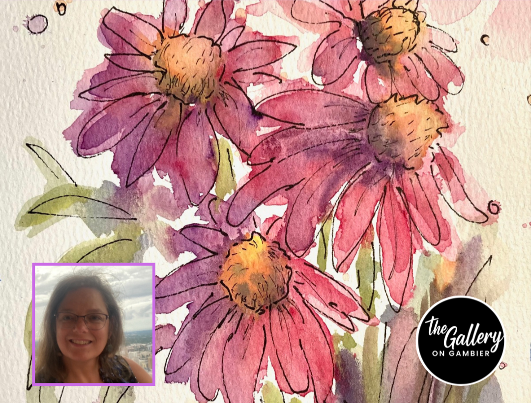 Echinacea Watercolor Workshop