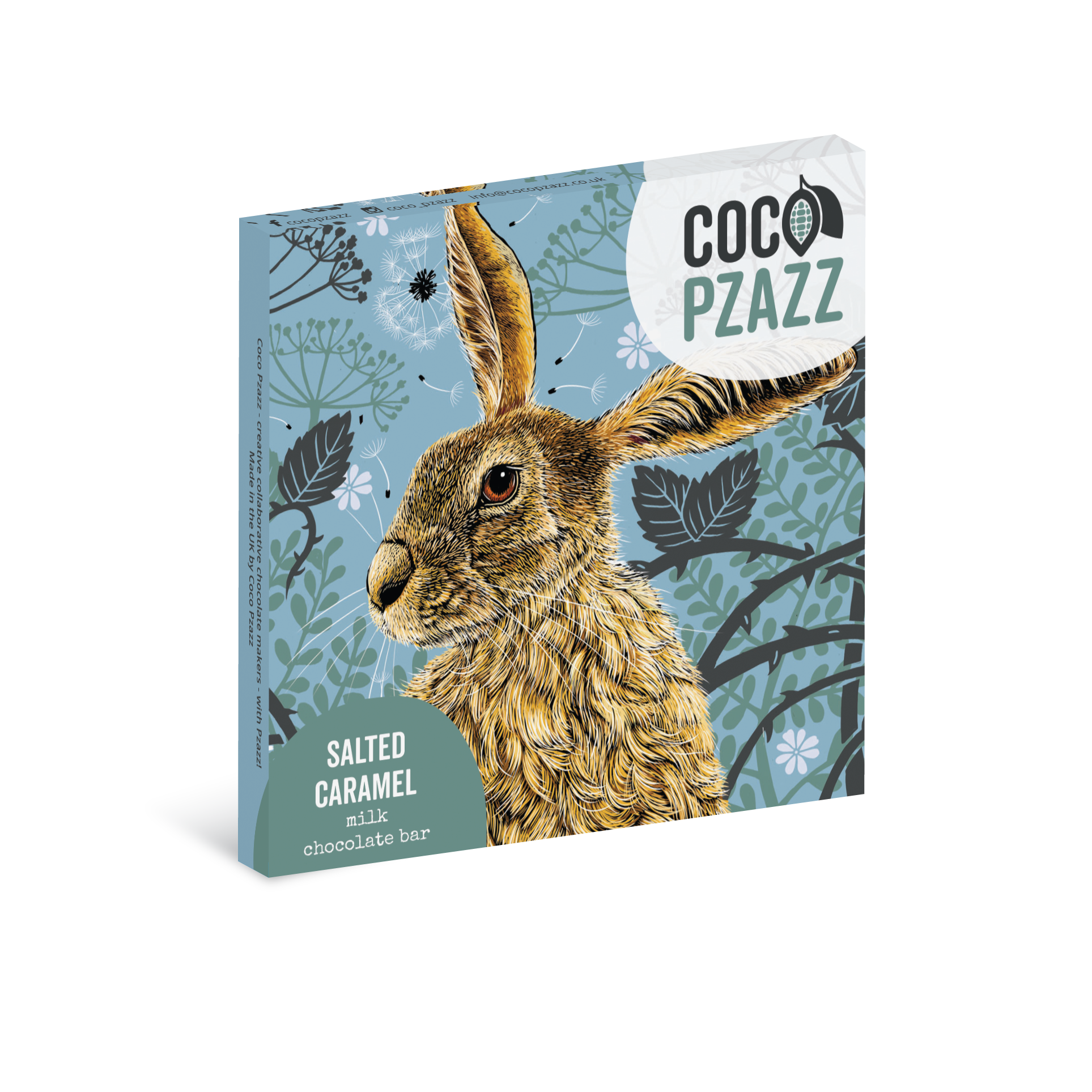 Fox & Boo Sea Salt Caramel Chocolate Bar 80g