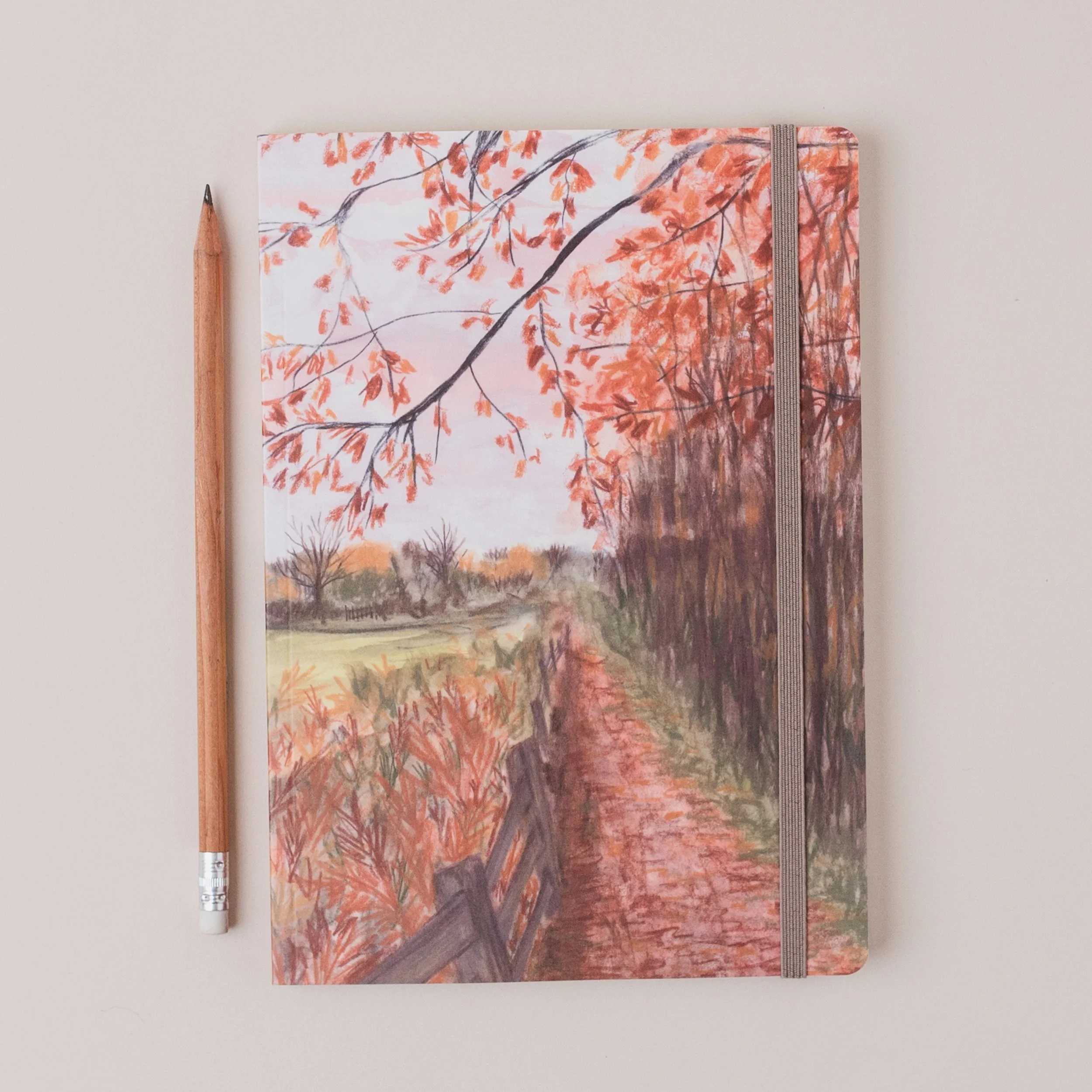 British Autumn Walk - A5 Notebook