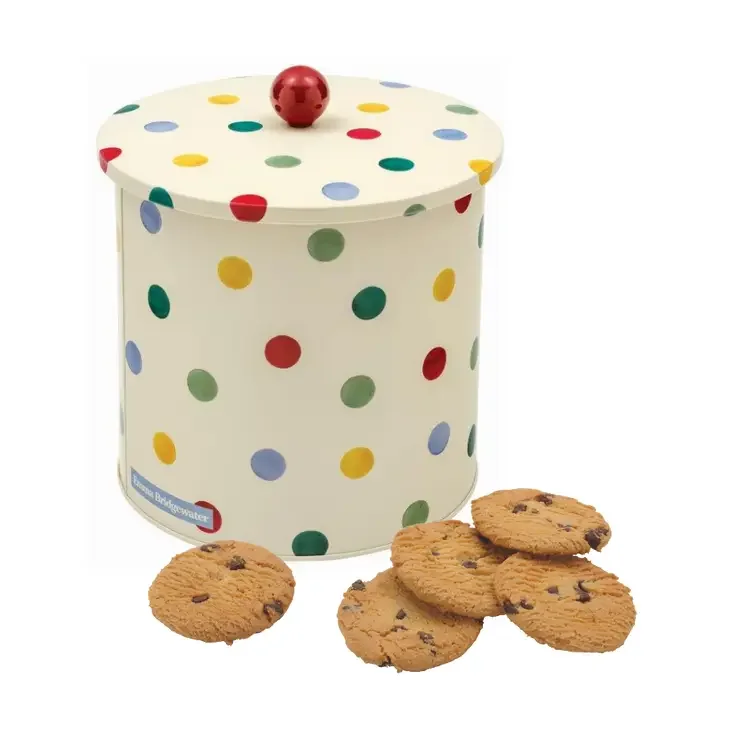 Emma Bridgewater - Polka Dot Biscuit Tin with Biscuits