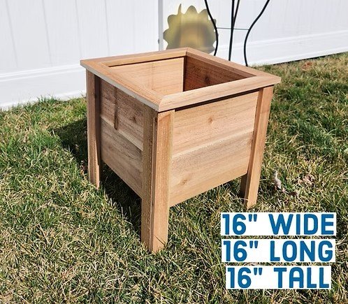 16-Inch Cedar Planter Box