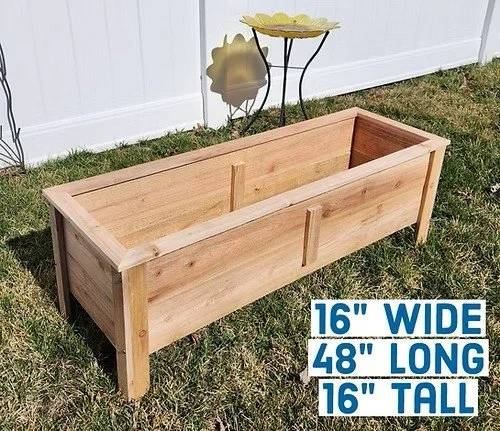 Cedar Raised Garden Bed