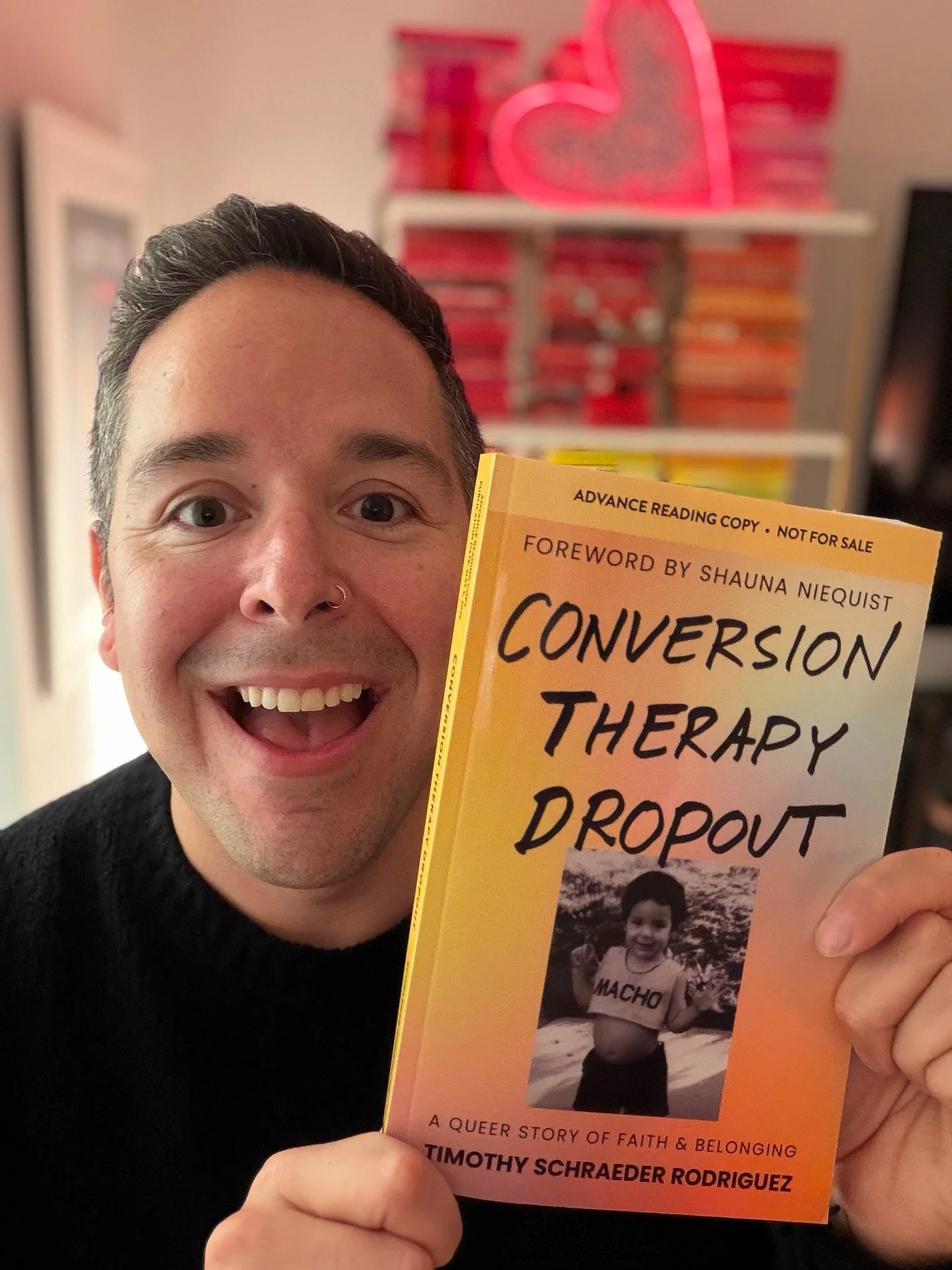 I still can&rsquo;t believe it. 🥹🧡📙

Conversion Therapy Dropout: A Queer Story of Faith and Belonging releases May 5, 2026. Pre-order now, link in bio.