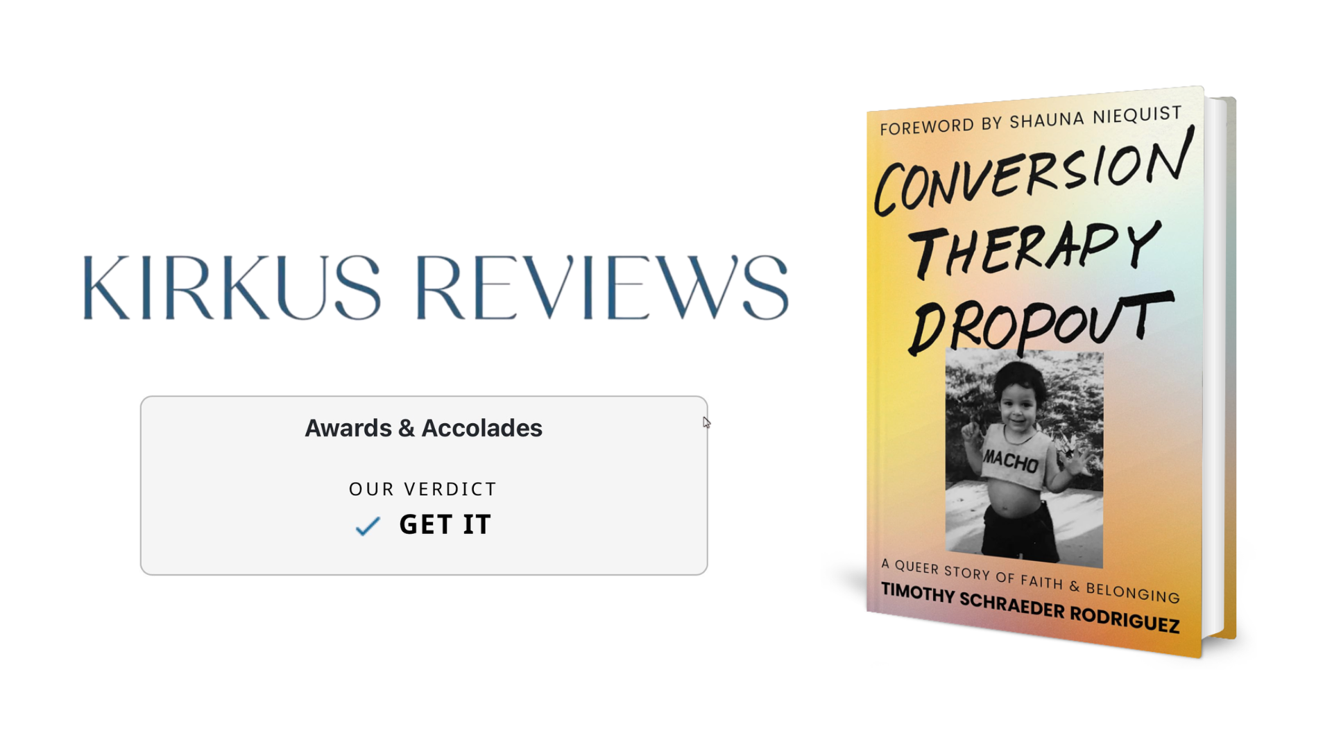 Kirkus Reviews - Get It! Verdict