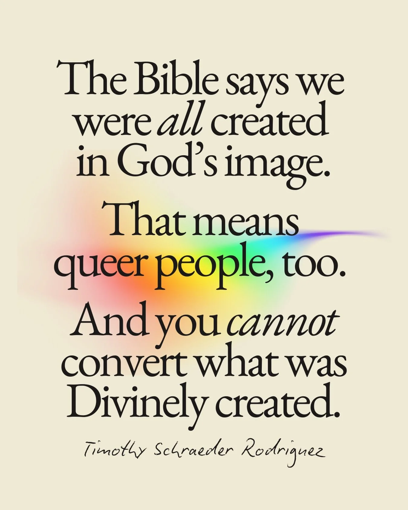 You cannot convert what was Divinely created.

I spent nearly a decade in conversion therapy trying to &ldquo;fix&rdquo; something that was never broken.

Modern conversion therapy is often disguised as &ldquo;pastoral counseling&rdquo; designed to p
