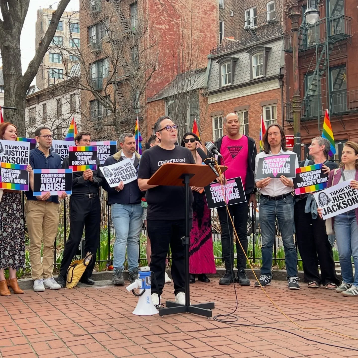 If there&rsquo;s one thing we can guarantee about the LGBTQ+ community, it&rsquo;s that we don&rsquo;t stand idly by. I was honored to be invited to join community organizers, activists, and conversion therapy survivors today to collectively express 