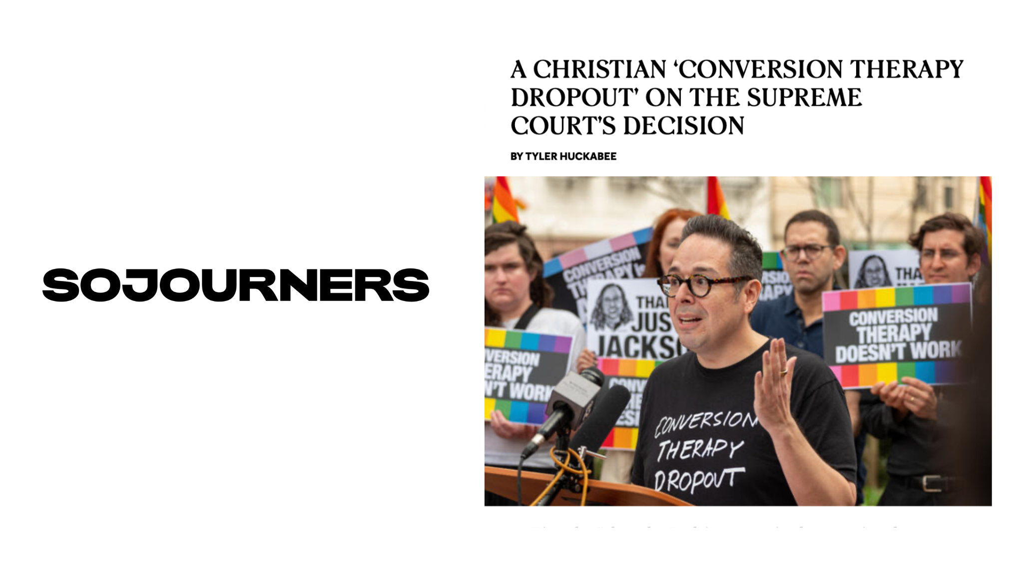 Sojourners: A Christian ‘Conversion Therapy Dropout’ on the Supreme Court's Decision