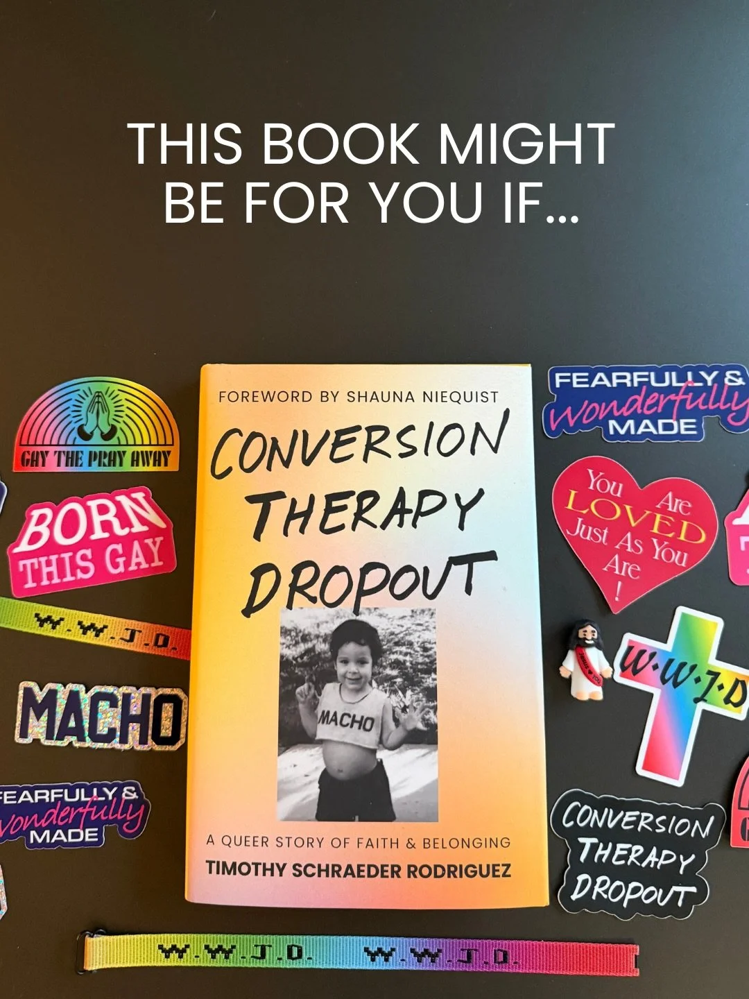 #ConversionTherapyDropout releases in 30 days. This is a story for the queer kids who grew up in youth groups, the ones who signed purity pledges, and the ones who spent years praying for God to &ldquo;fix&rdquo; something that was never broken. Whet