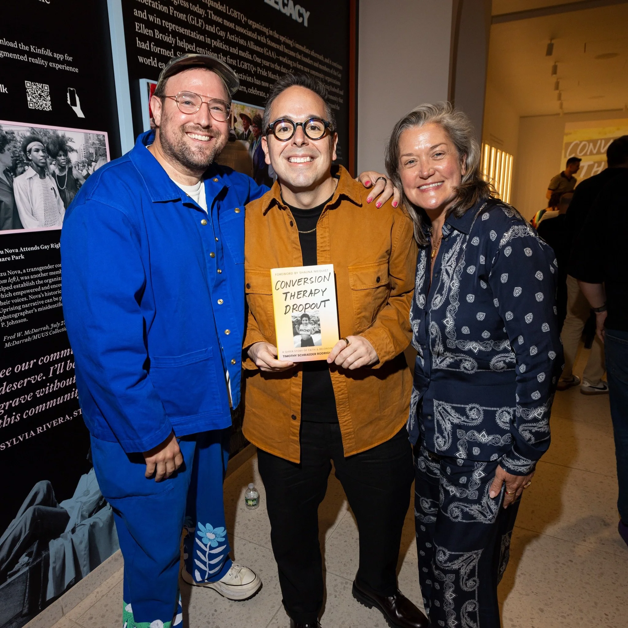 Still processing last night. But first, immense gratitude for @morgxnofficial and @sniequist for joining me for the #ConversionTherapyDropout release party, to @stonewallvisctr for hosting us in your beautiful space, and for the more than 100 of you 