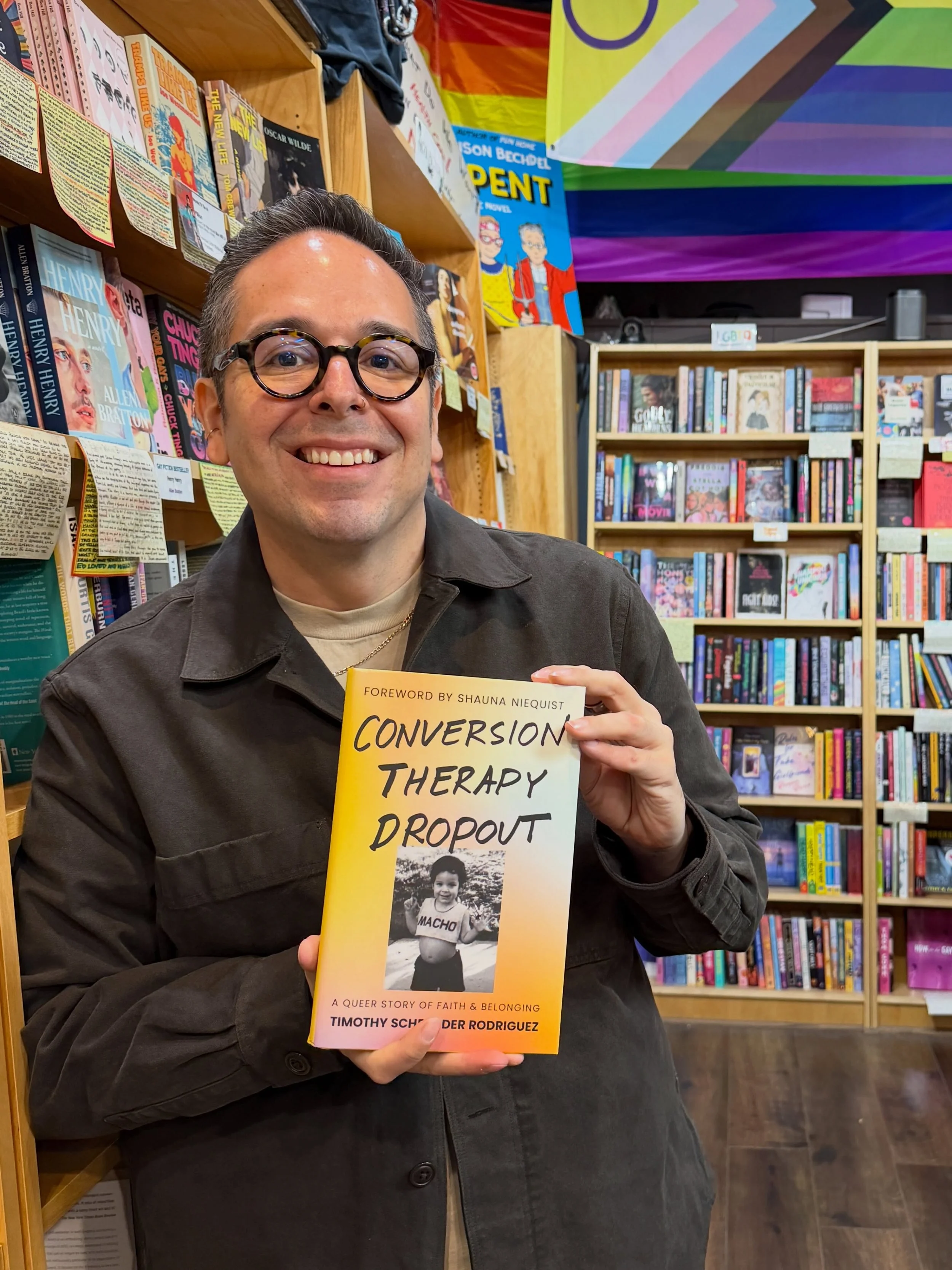 When I moved to Boystown after leaving conversion therapy, @unabridgedbooks became a sanctuary. For eight years, they handed me the queer stories and introduced me to writers that helped me piece together my own identity.

Coming back today and seein