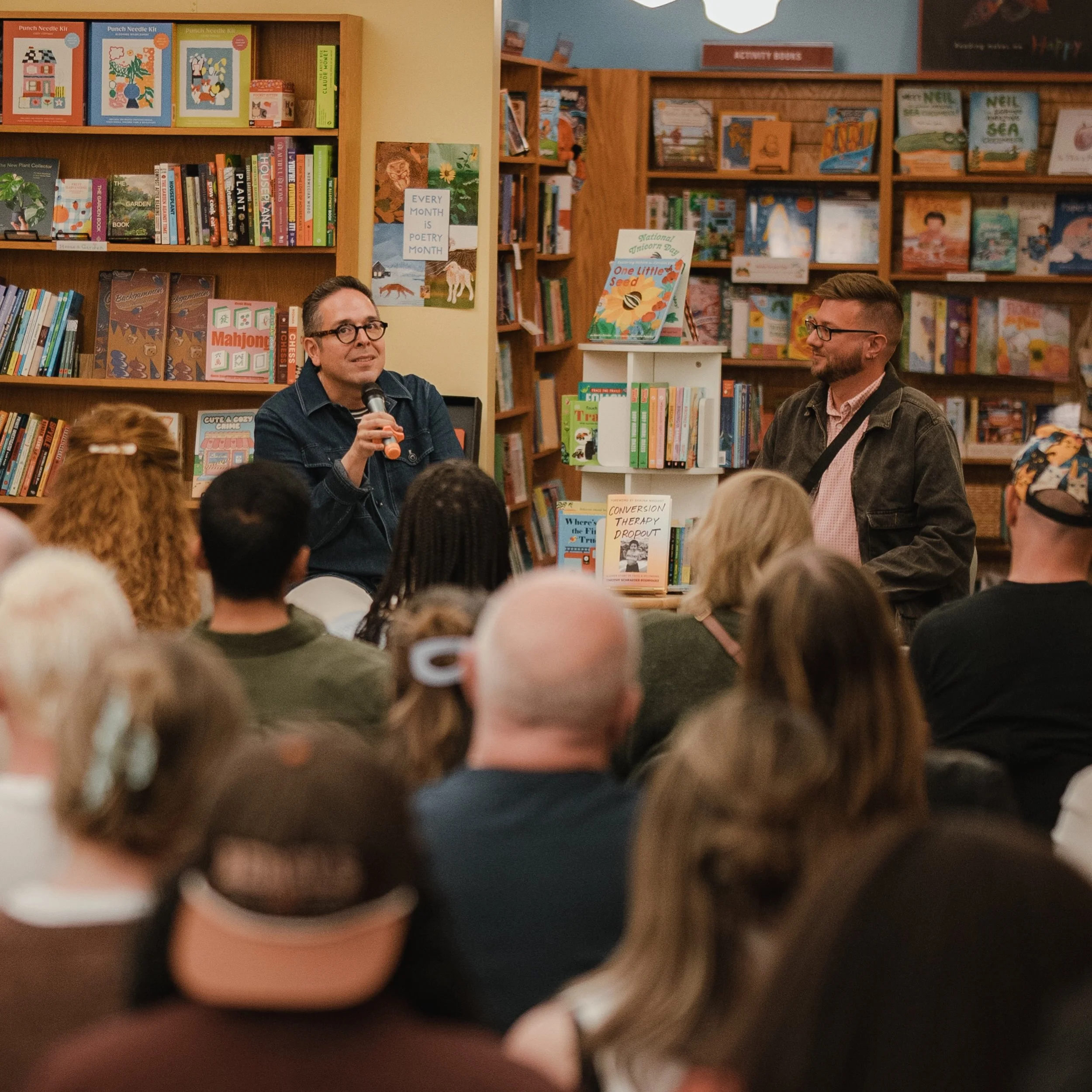 Chicago is where I broke and where I began to remake myself. I spent my final four years in conversion therapy here, and my first years finally living freely in Boystown. So there was nowhere else better to kick off the #ConversionTherapyDropout Book