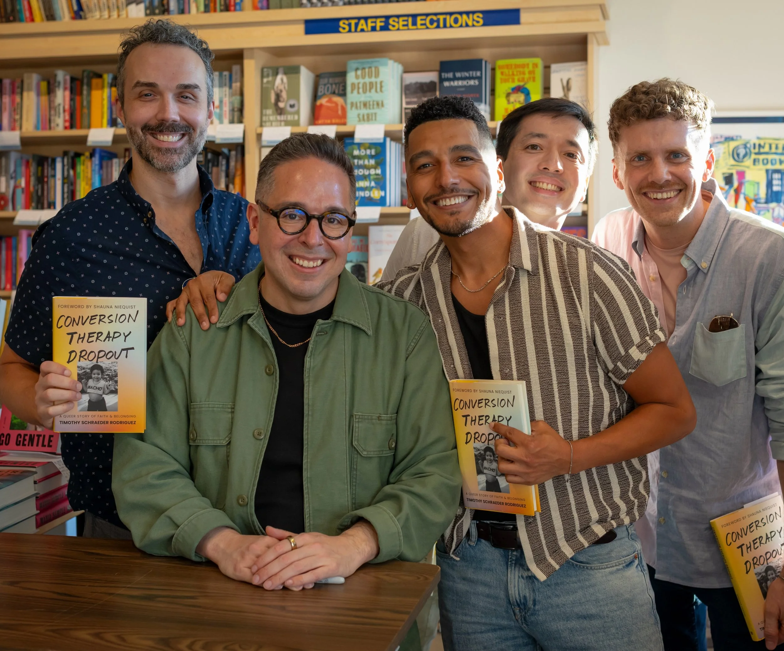 Thanks to everyone who came out to the #ConversionTherapyDropout book tour in Dallas at @interabangbooks and extra special thanks to @lizdyer of @realmamabears for joining me in conversation.

The first conversion therapy group I joined when I was 19