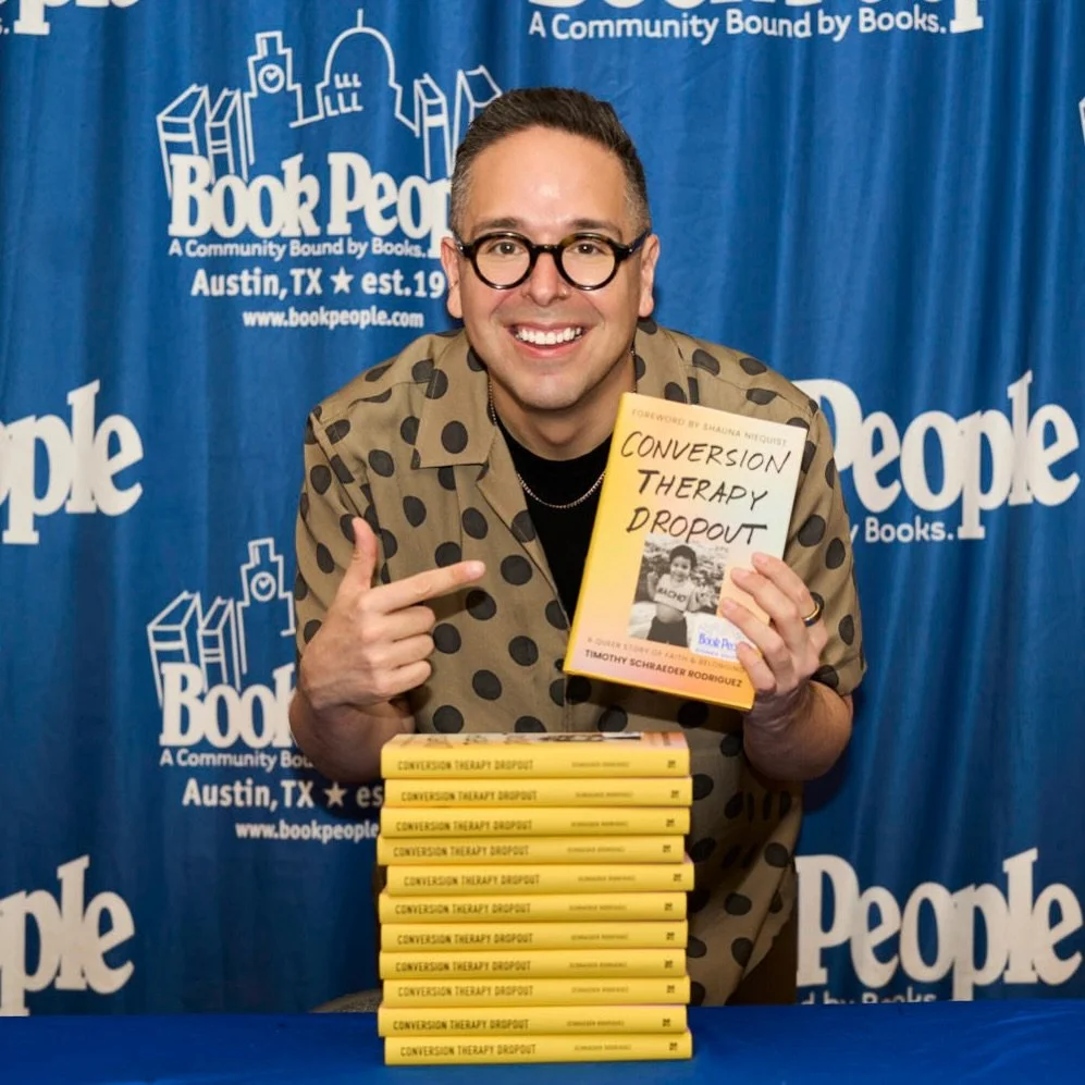ICYMI or if you&rsquo;re new here: I wrote a book! 😂#ConversionTherapyDropout is available now wherever books are sold. 

It&rsquo;s my story of surviving conversion therapy while working behind the scenes in evangelical megachurches, and how I mana