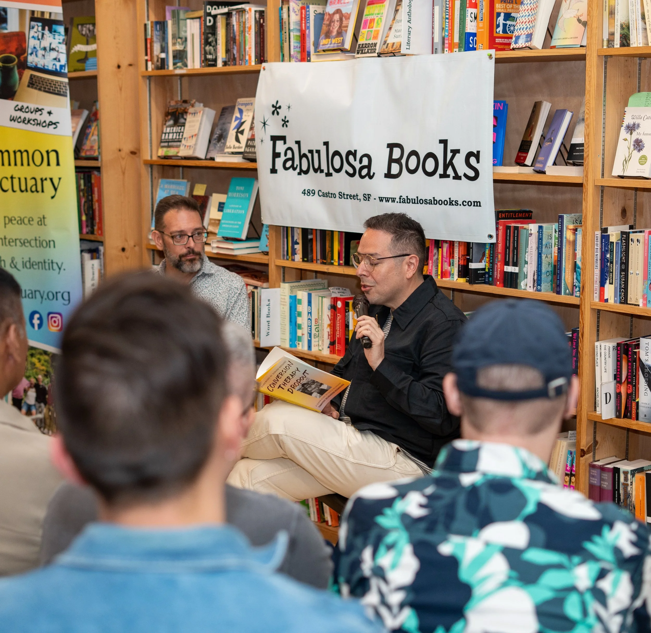 Thank you to everyone who came out on Pride Eve to @fabulosa_books in San Francisco.

Between innumerable trips for work and visits to see my sister, San Francisco is like a second home to me. And it meant the world to see so many of you come out and