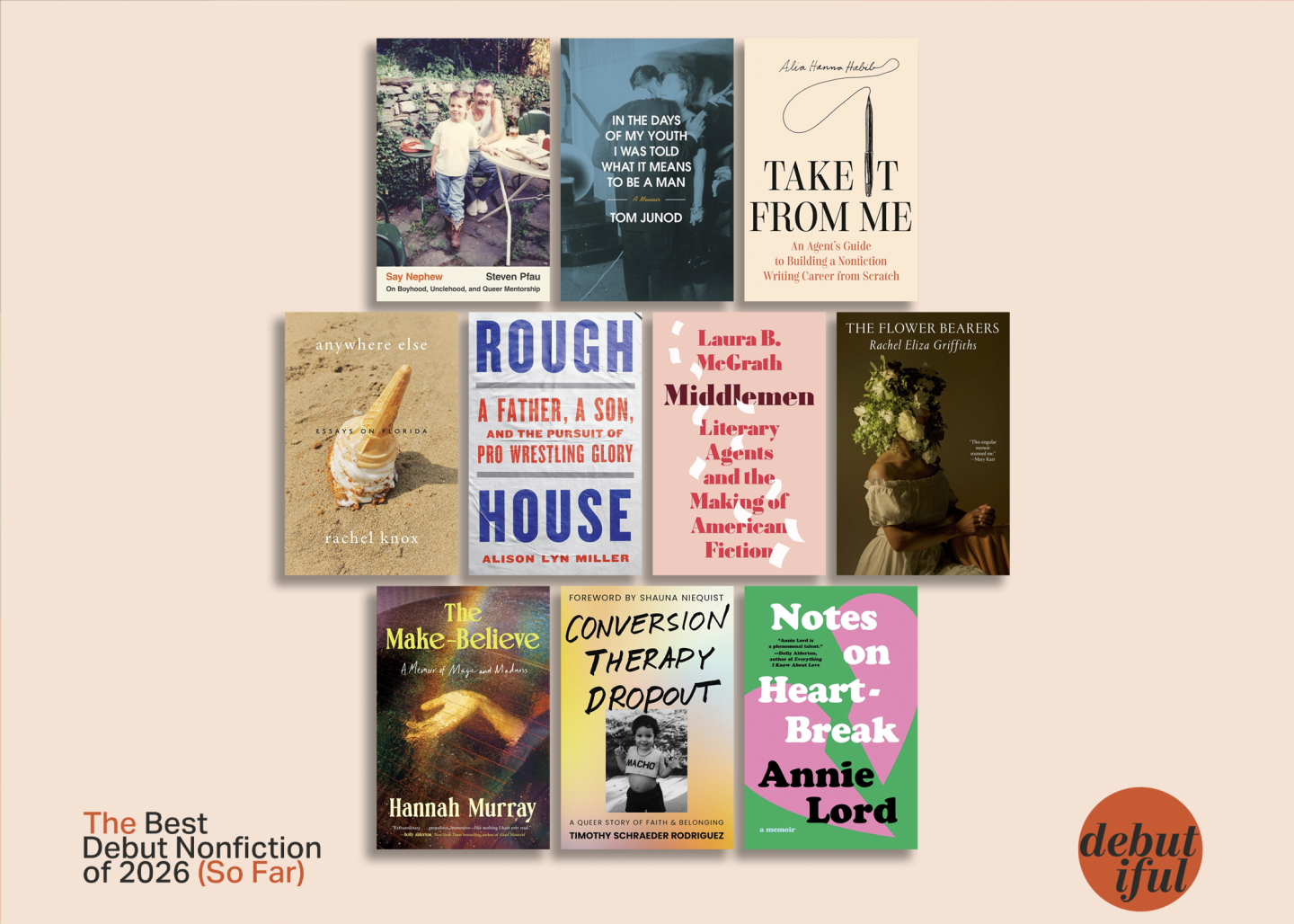 Debutiful: The Best Debut Nonfiction of 2026 (So Far)