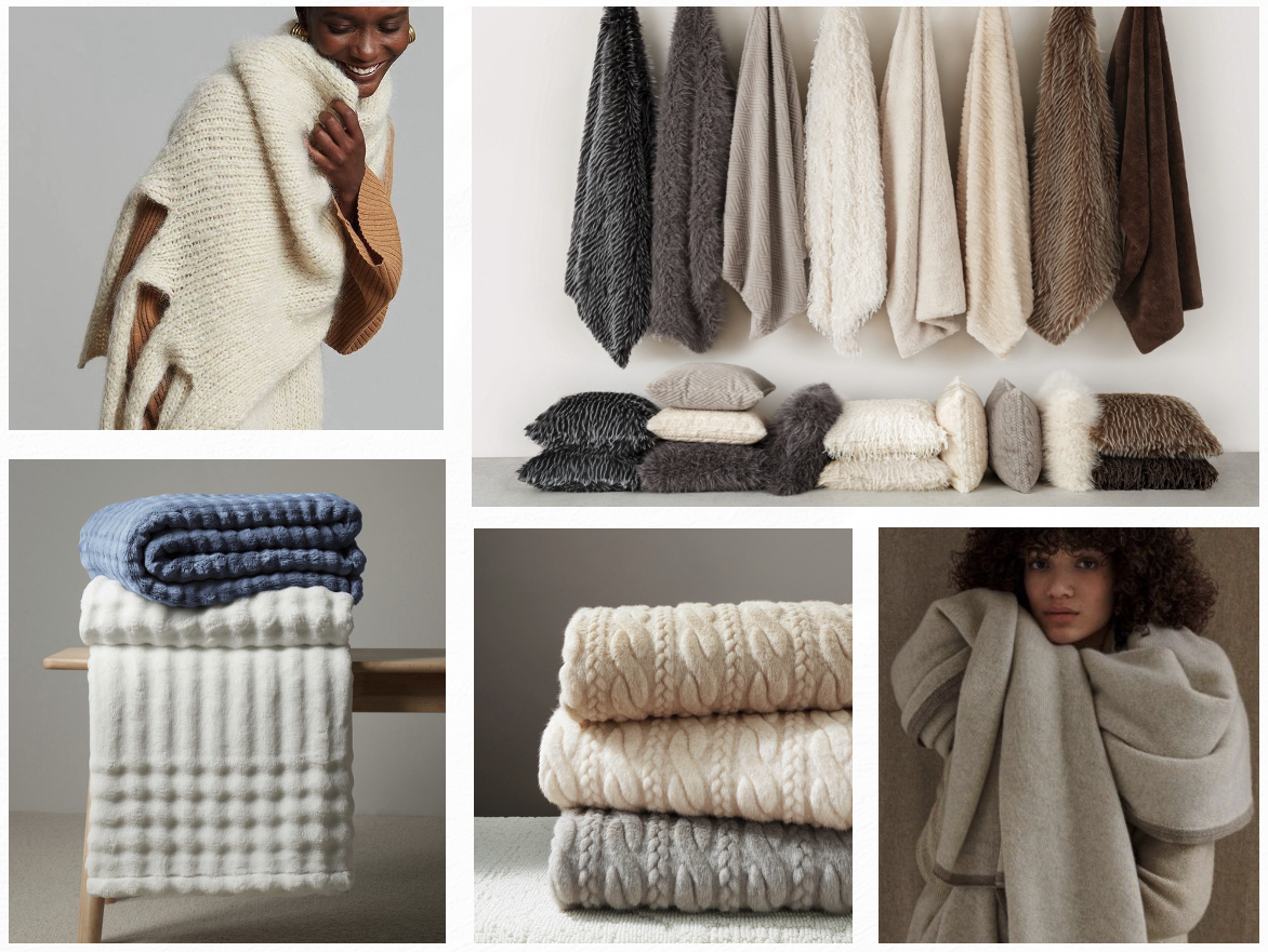 THROWS  & BLANKETS