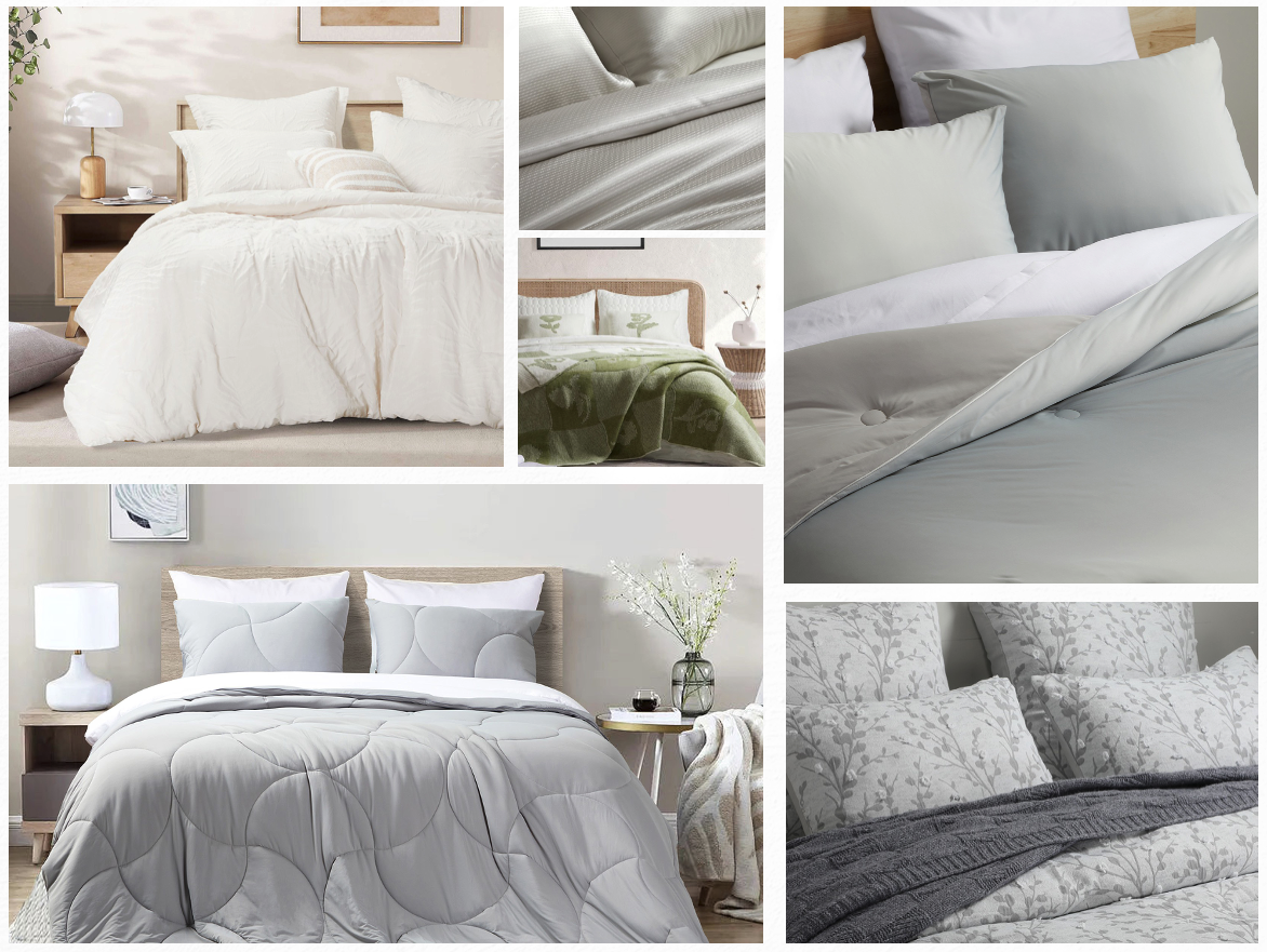 COMFORTERS, QUILTS  & DUVETS