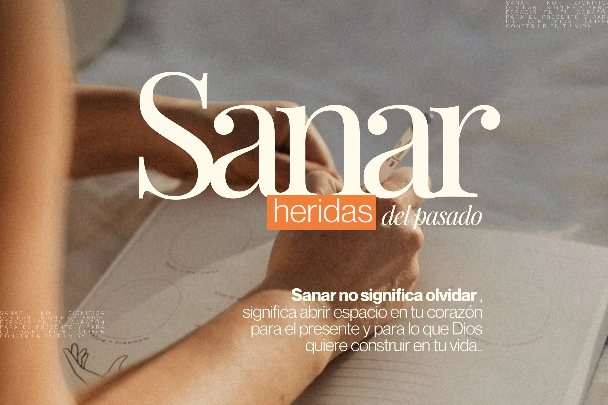 Sanar no significa olvidar. 