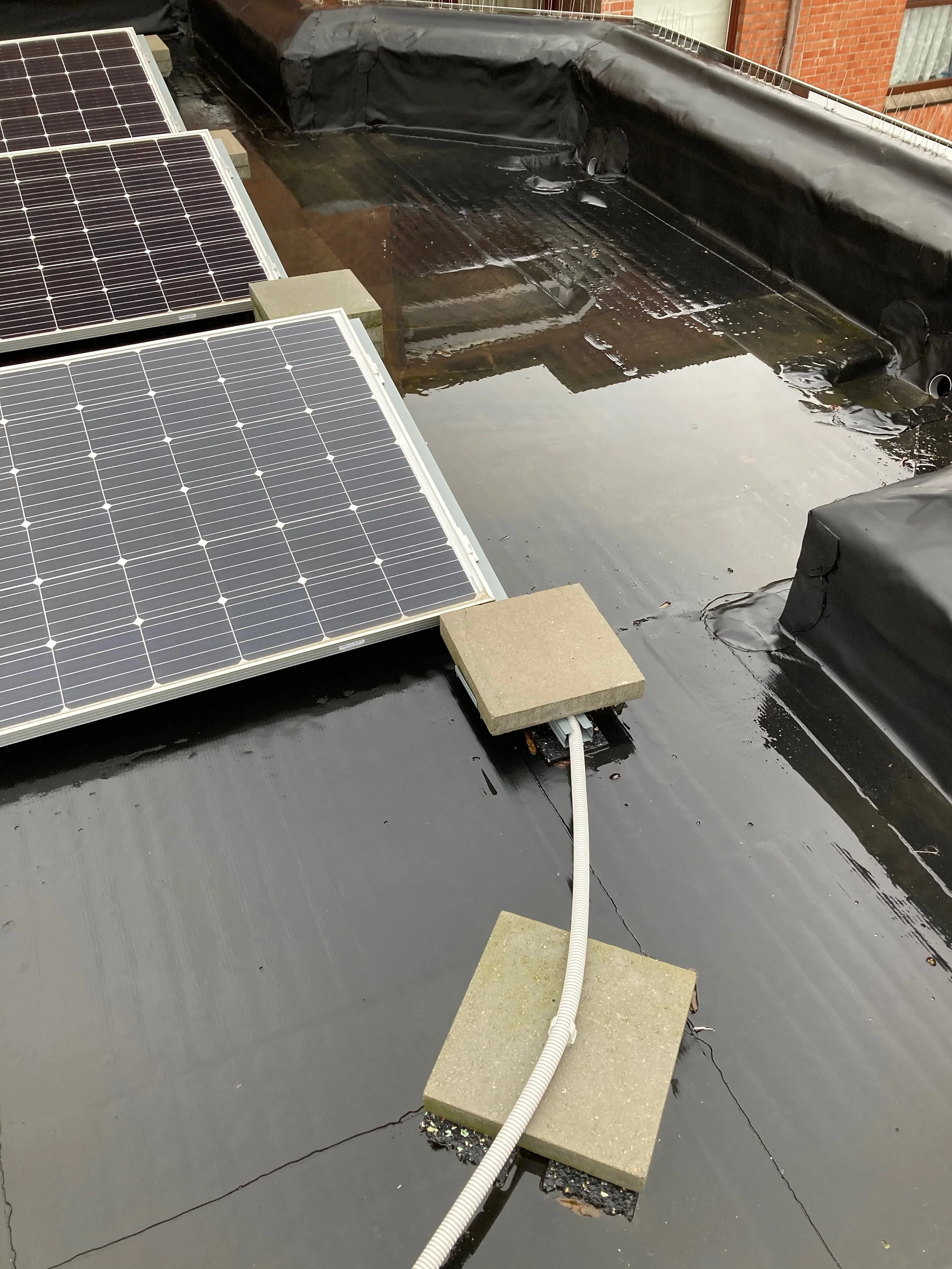 Isolation d'un toiture plate 