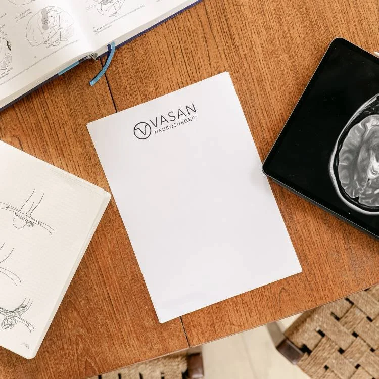 Mr Ahilan Kailaya-Vasan, neurosurgeon, Vasan Neurosurgery Letterhead