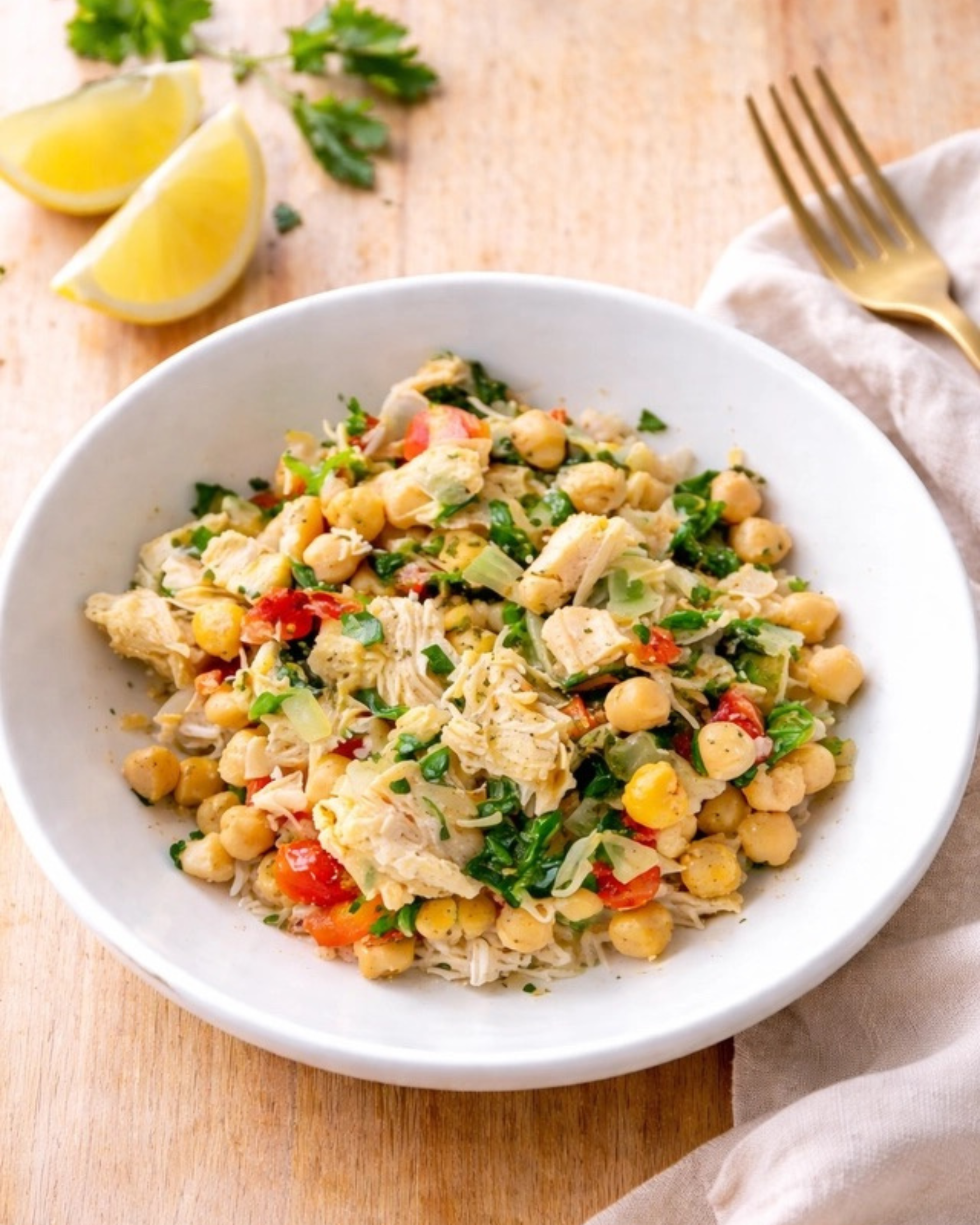 Chickpea and Spinach Curry 