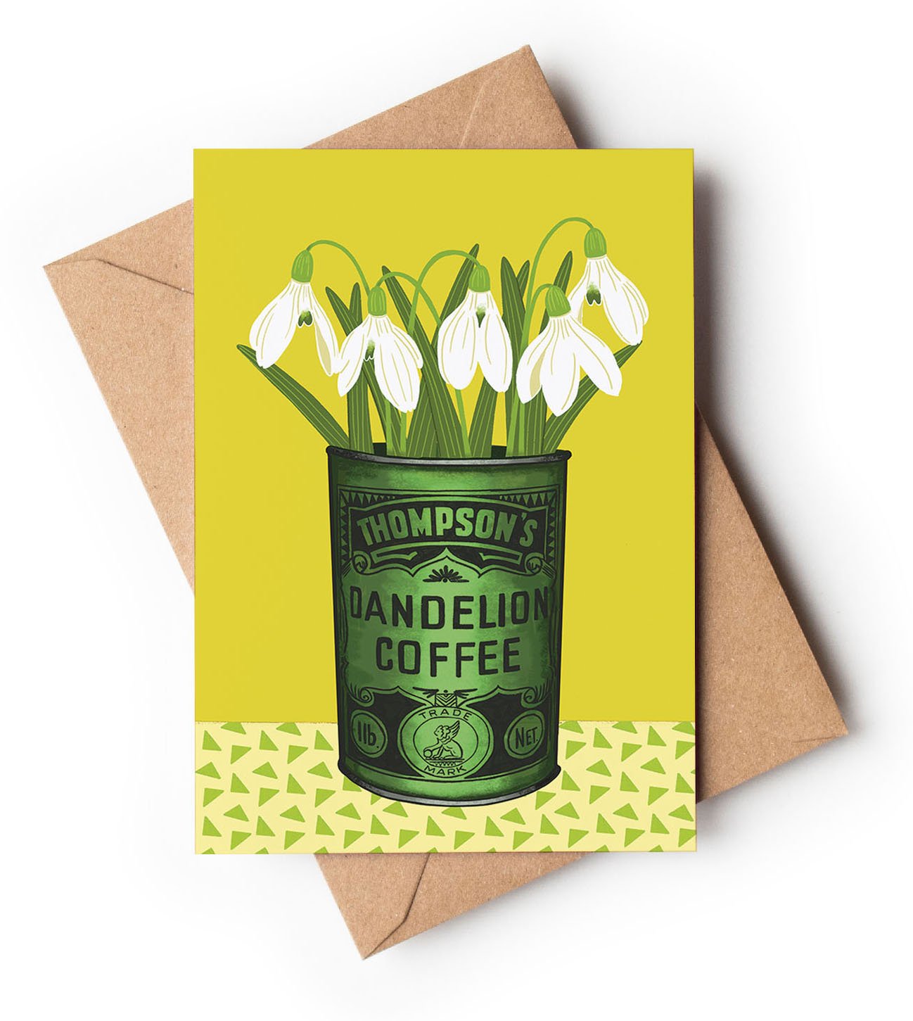 Snowdrops Tin / A6 Greetings Card