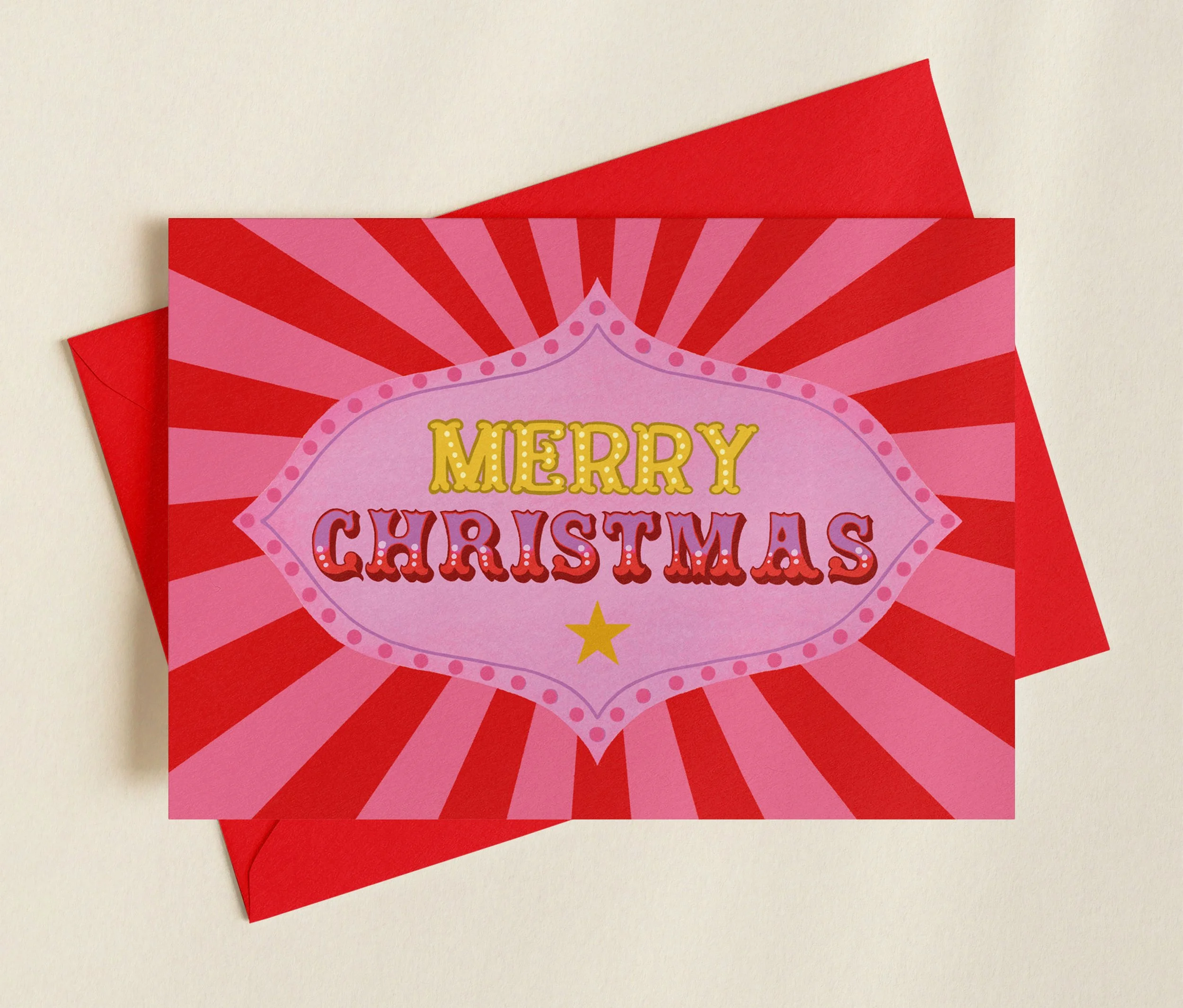 Merry Christmas Circus / A6 Christmas Card