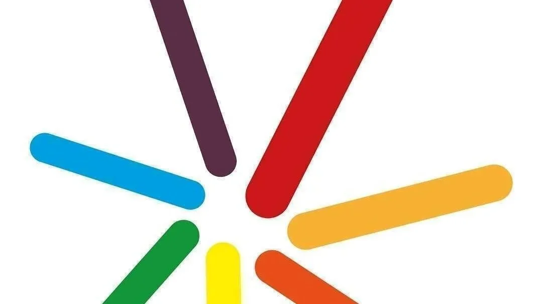 Image avec plusieurs bâtonnets colorés (violet, rouge, jaune, orange, vert, bleu) disposés en étoile sur un fond blanc.