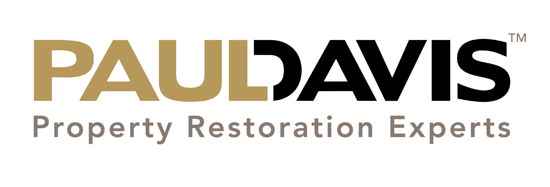 Logo of Paul Davis Property Restoration Experts with the company name in large letters and tagline below.