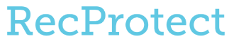 RecProtect logo in light blue text